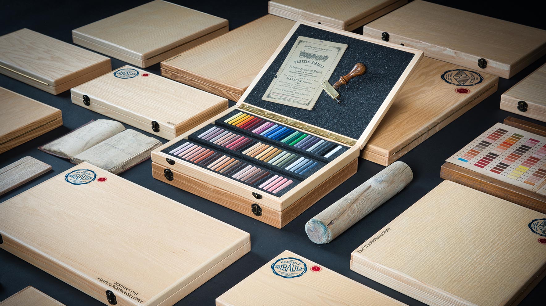 Pastels Girault - A range of wooden boxes for all your inspirations