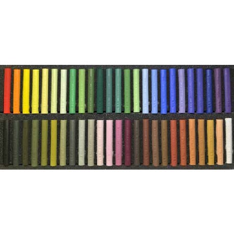 Etuis cartonnés de 50 pastels assortis Sélection Michel BORDAS