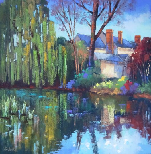 le grand Saule — 60x60cm