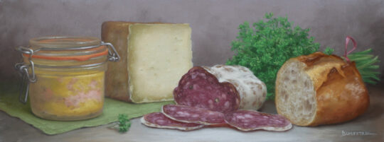 Saucisson et foie gras — 53x28